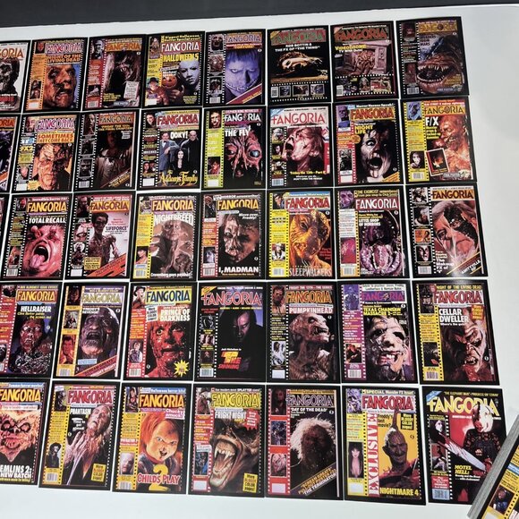 Vtg. 1992 Fangoria Horror Collector Cards Complete Set 90 Cards Comic Images USA - Picture 7 of 14